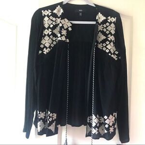 Mossimo Embroidered‎ lightweight cardigan
